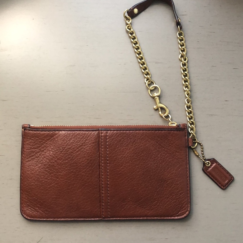 Coach 1941 Wristlet with Chain EUC - Picture 2 of 9